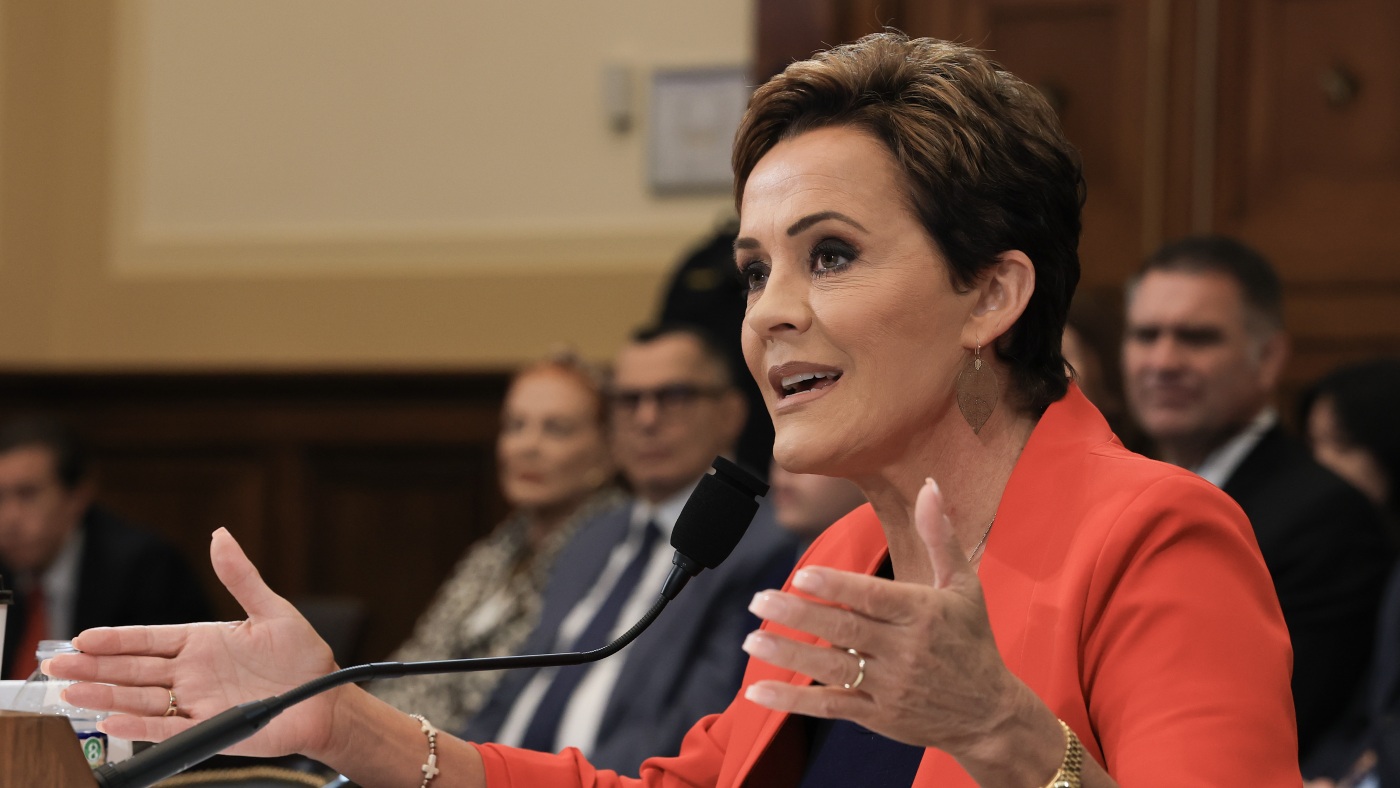 Kari Lake takes war on Voice of America to Congress : NPR