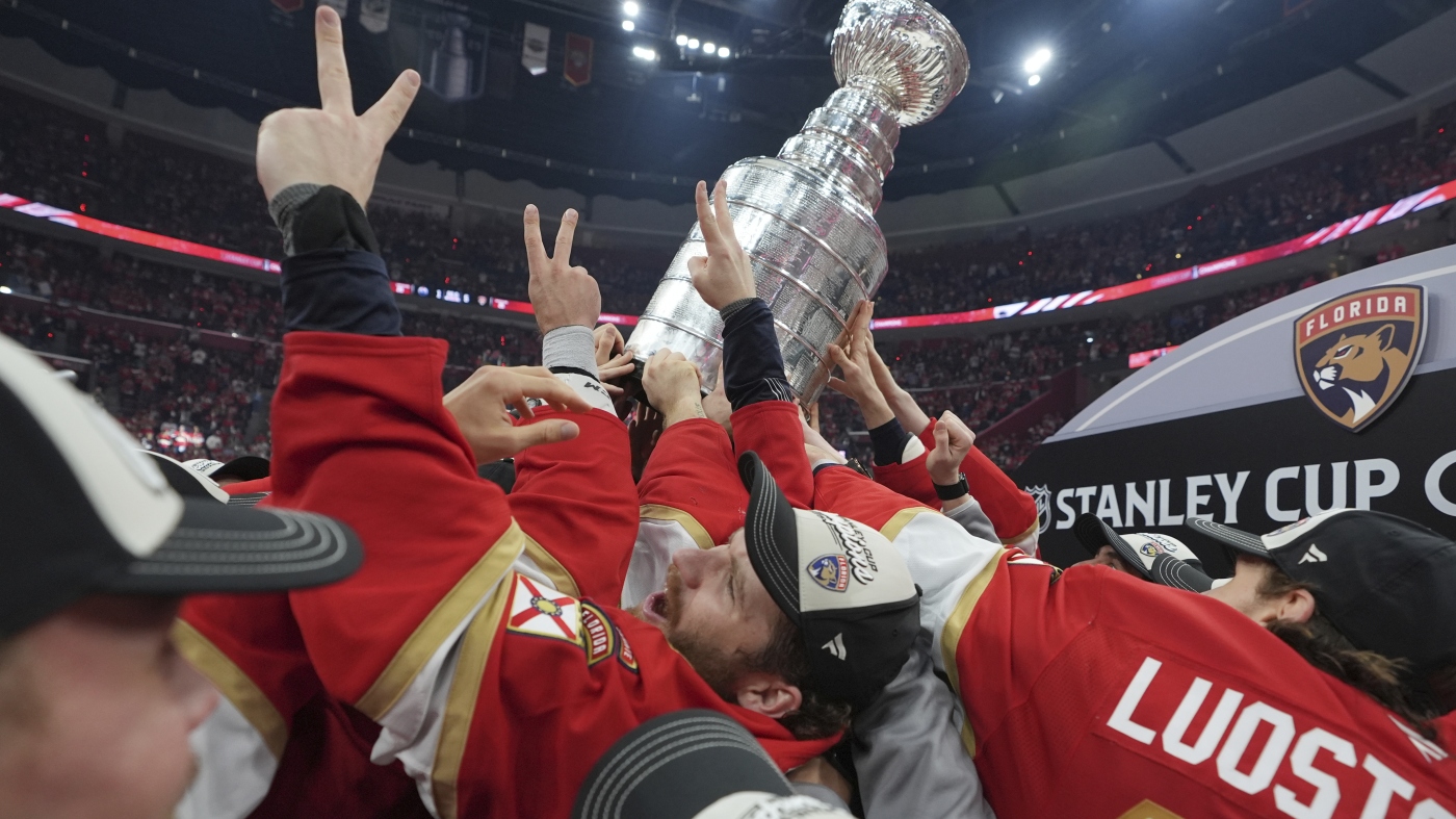 Florida Panthers repeat as Stanley Cup champions : NPR