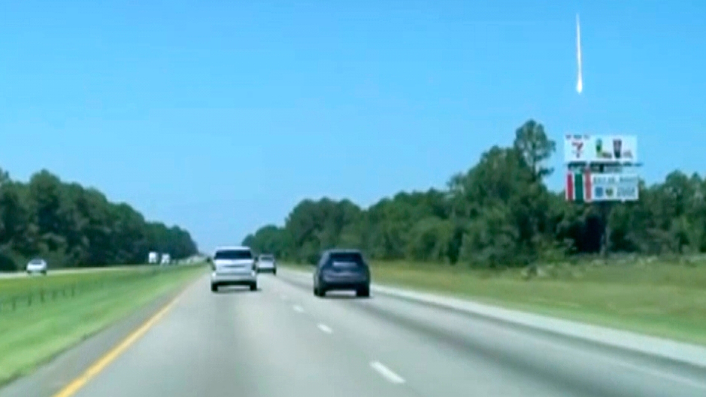 What’s that in the sky? We’re not sure, but the fireball was very bright : NPR