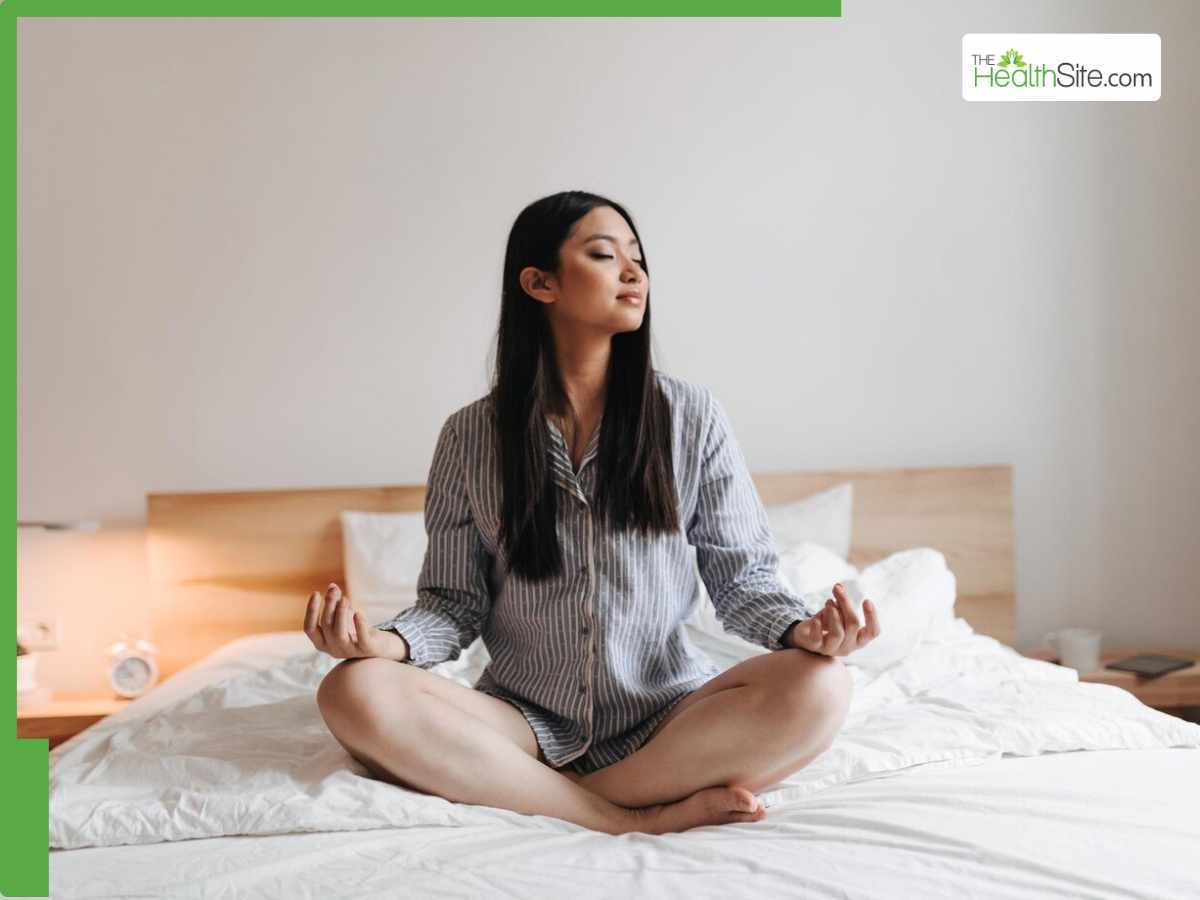 5 Yoga Poses You Can Do On The Bed After Waking Up In The Morning