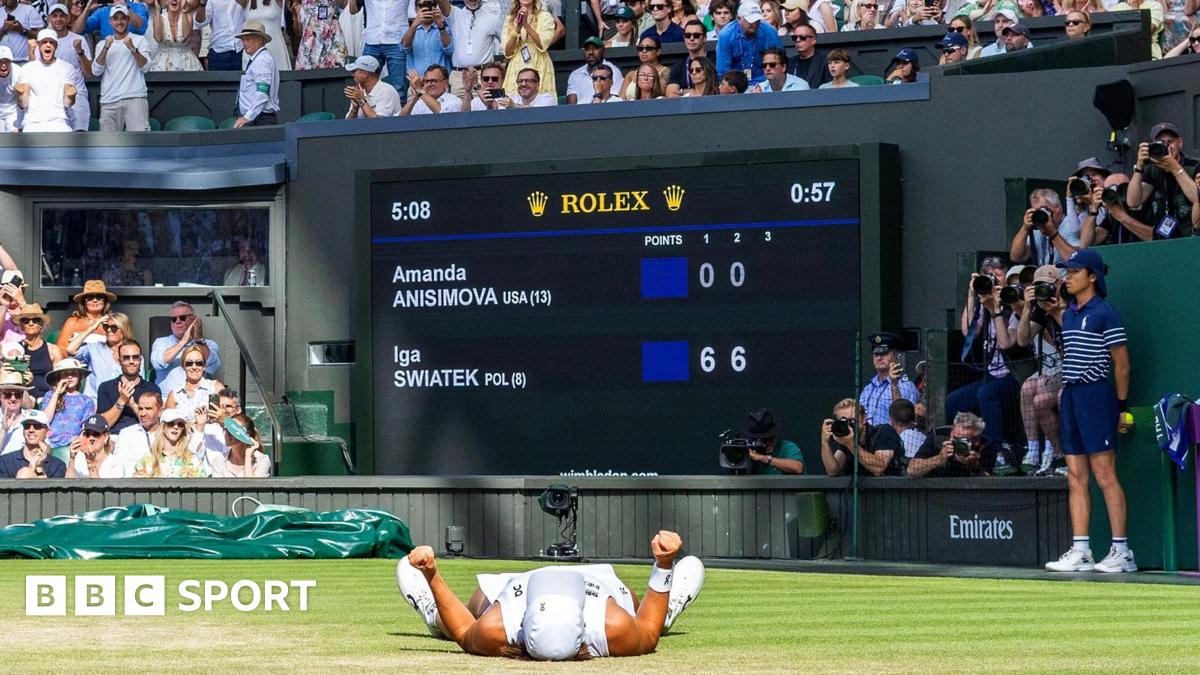 Wimbledon 2025: How Iga Swiatek beat Amanda Anisimova and registered heaviest women’s final defeat at SW19 in more than a century