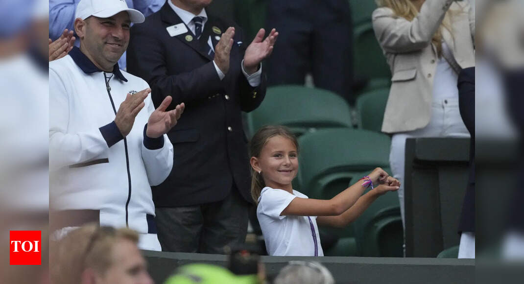 Wimbledon: Novak Djokovic’s daughter steals spotlight with adorable dance after win | Watch | Tennis News Wimbledon: Novak Djokovic’s daughter steals spotlight with adorable dance after win | Watch | Tennis News