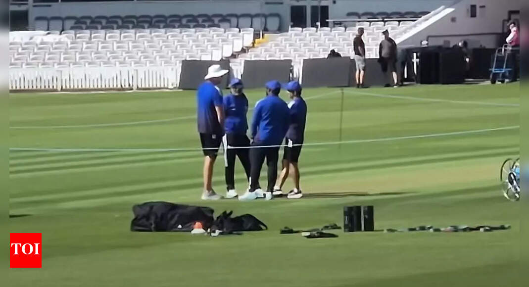 Watch: What’s brewing? Gautam Gambhir, India staff spotted in intense inspection of Lord’s pitch | Cricket News