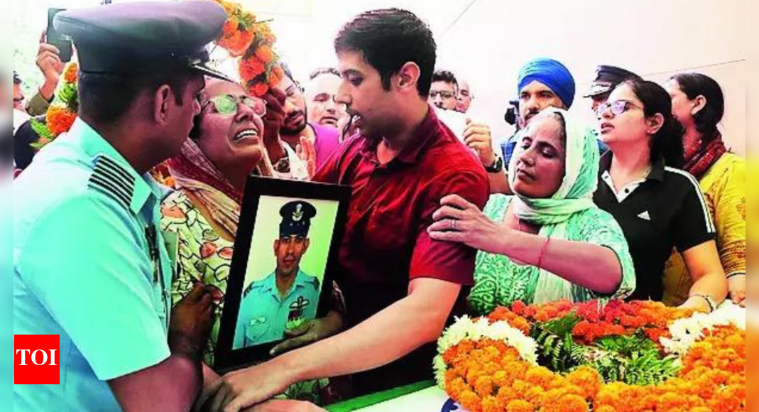 Phase out old warplanes, says fighter pilot’s brother; no MP, MLA at funeral | India News