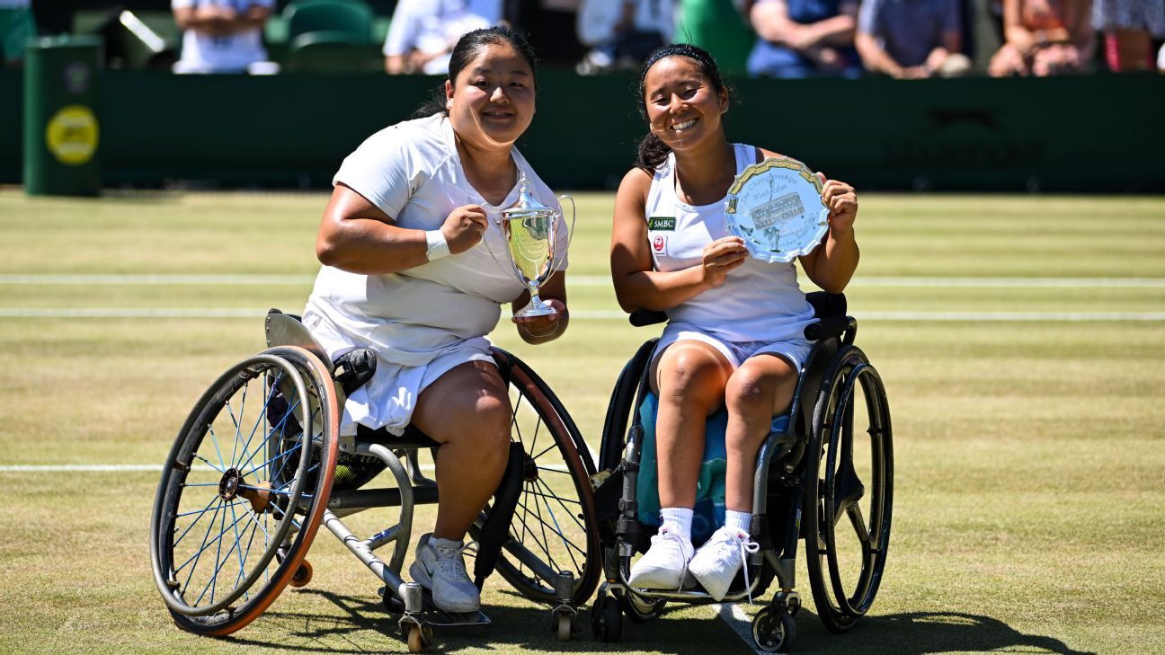 Wang Ziying wins women’s wheelchair singles at Wimbledon