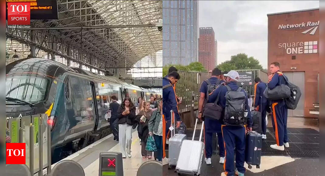 IND vs ENG: Team India arrives in Manchester via train, takes last moment U-turn and walks 300m in rain | Cricket News