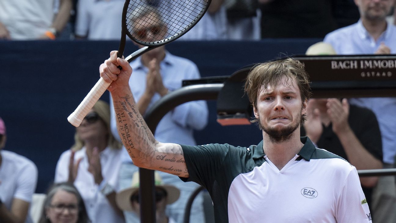 Alexander Bublik wins Swiss Open for 1st ATP clay-court title