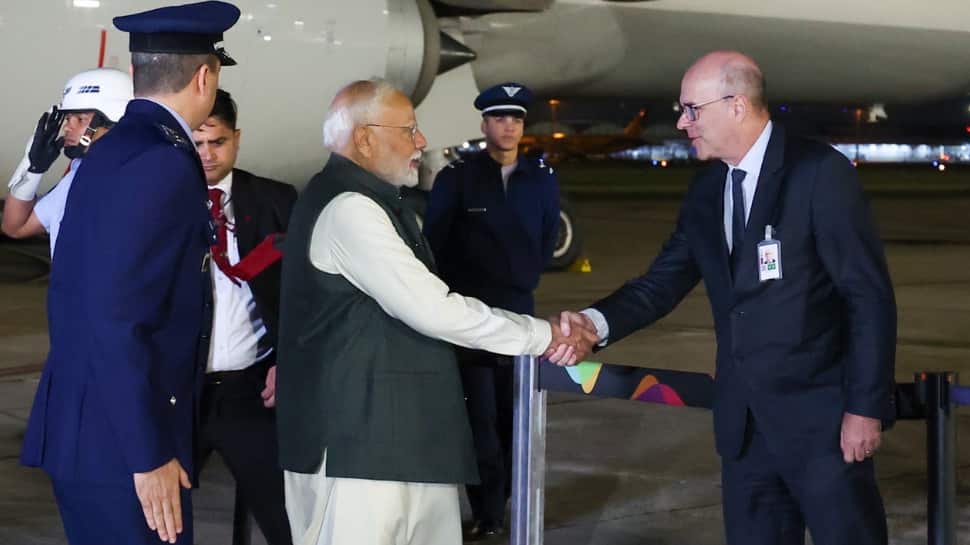 PM Modi Arrives In Brazil On Four-Day Visit To Take Part In BRICS Summit | India News