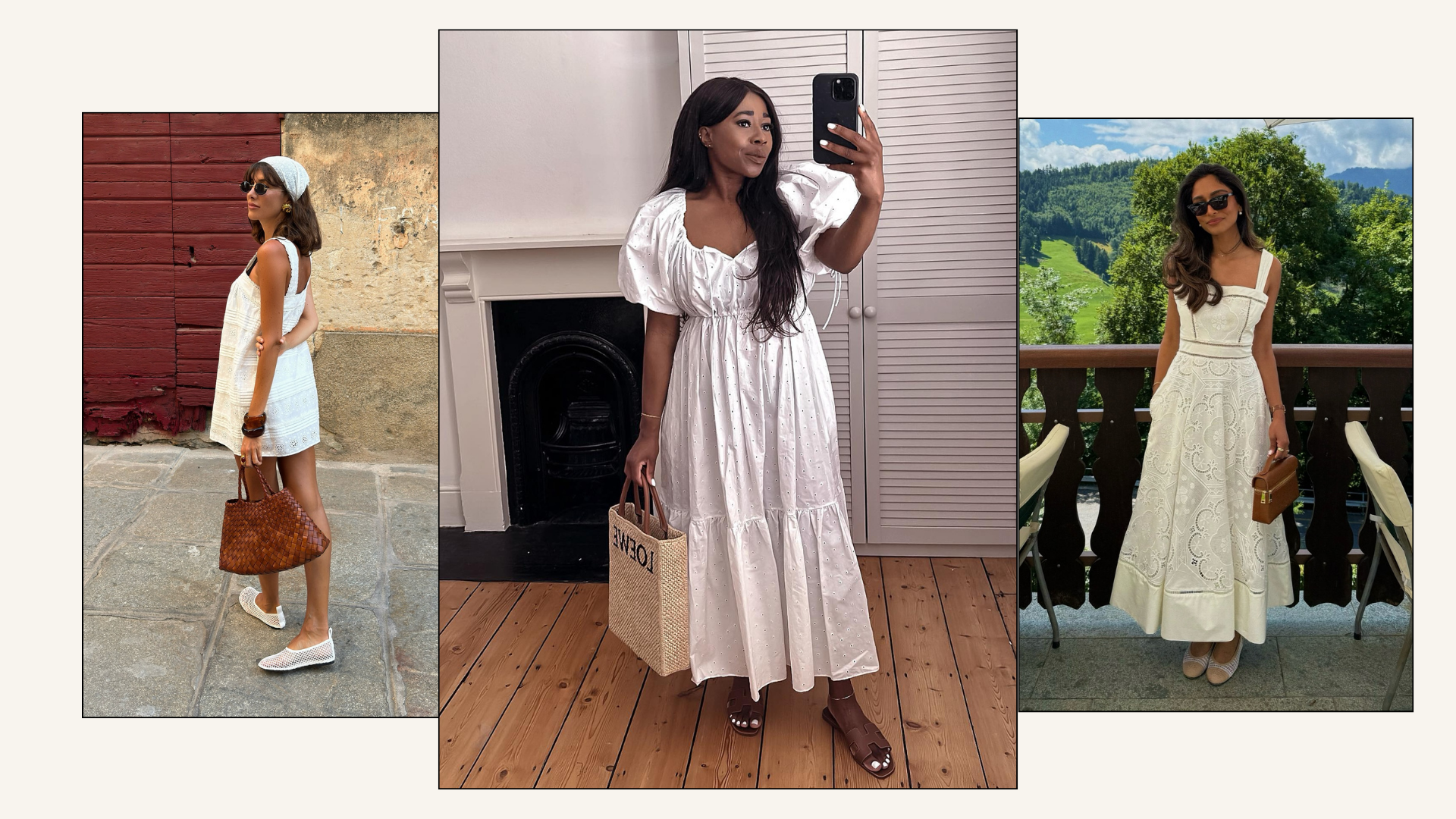 5 Timeless Broderie Anglaise Dress Outfits I’m Copying This Summer to Nail a Simple, Elegant French Vibe