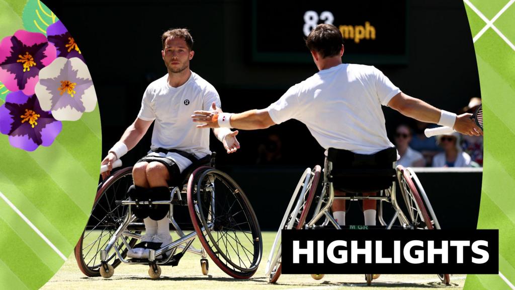 Wimbledon 2025: Great Britain’s Alfie Hewett and Gordon Reid miss out on wheelchair doubles title defence