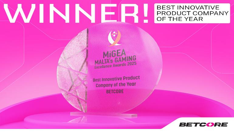 BETCORE Awarded Best Innovative Product Company of the Year at MiGEA 2025