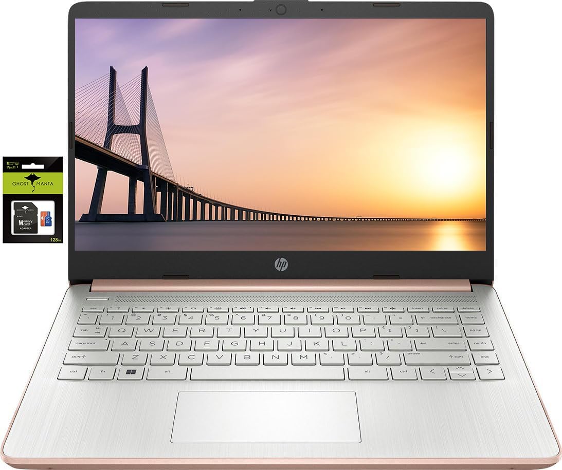 hp 14″ Laptop Stream Ultral Light for Students and Business, Quad-core Intel Celeron Processor, 8GB RAM, 256GB Storage (128GB eMMC+128GB Ghost Manta SD Card), 1 Year Office 365, HDMI, Win 11 hp 14″ Laptop Stream Ultral Light for Students and Business, Quad-core Intel Celeron Processor, 8GB RAM, 256GB Storage (128GB eMMC+128GB Ghost Manta SD Card), 1 Year Office 365, HDMI, Win 11