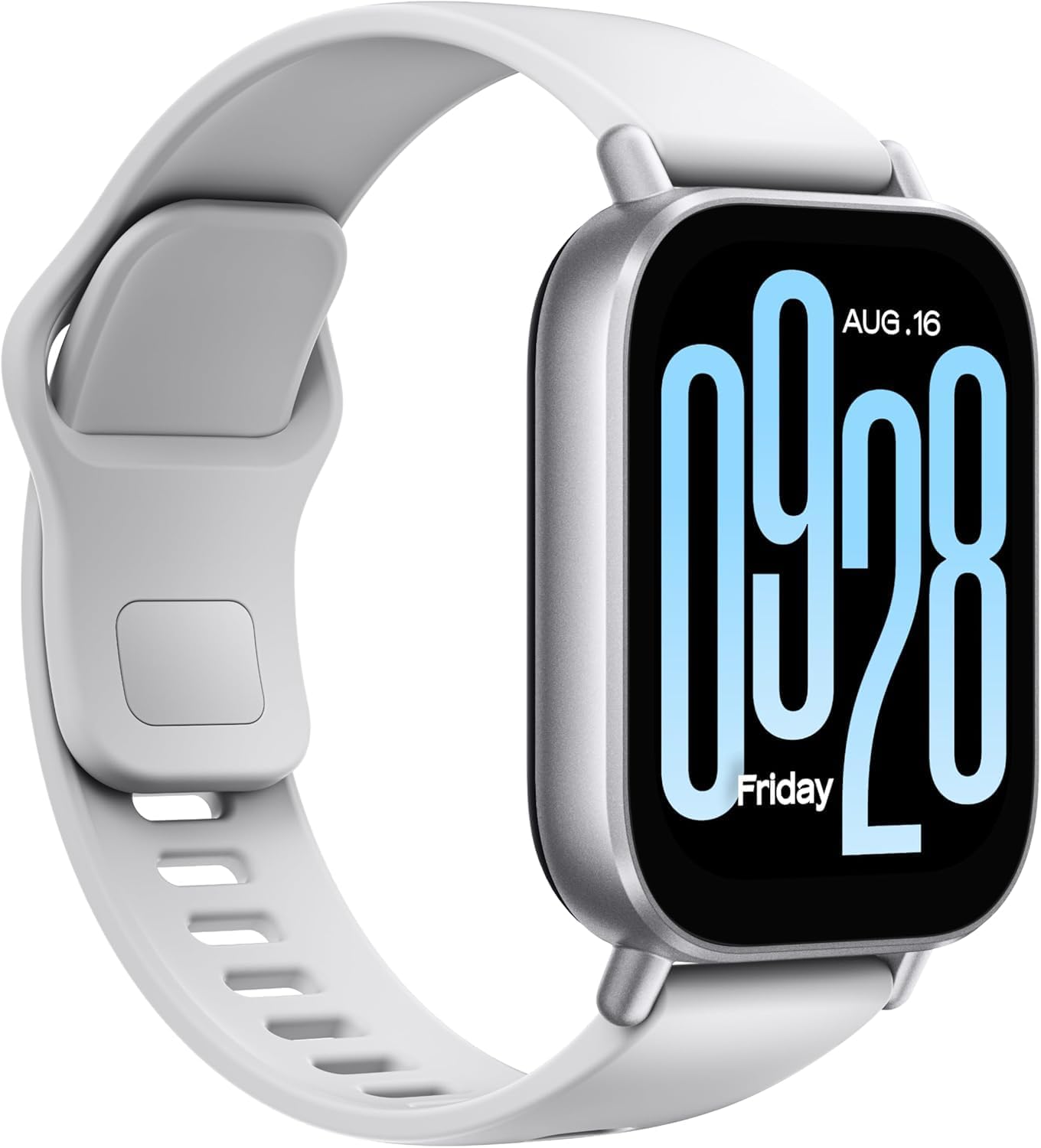 Xiaomi Redmi Watch 5 Active Smartwatch, 2.0″ LCD Display, 18 Days of Battery Life, 140+ Sports Modes, 5ATM Waterproof, Bluetooth Calling, Fitness-Tracker- Matte Silver