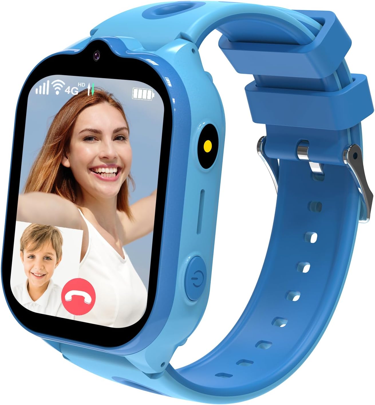 4G Kids Smart Watch – Waterproof Kids Smartwatches GPS Tracker Video SOS Emergency Call Alarm Voice Chat Pedometer HD Camera Flashlight Games Tracking Phone Smartwatch for Age 4-12 Boys Girls (Blue) 4G Kids Smart Watch – Waterproof Kids Smartwatches GPS Tracker Video SOS Emergency Call Alarm Voice Chat Pedometer HD Camera Flashlight Games Tracking Phone Smartwatch for Age 4-12 Boys Girls (Blue)