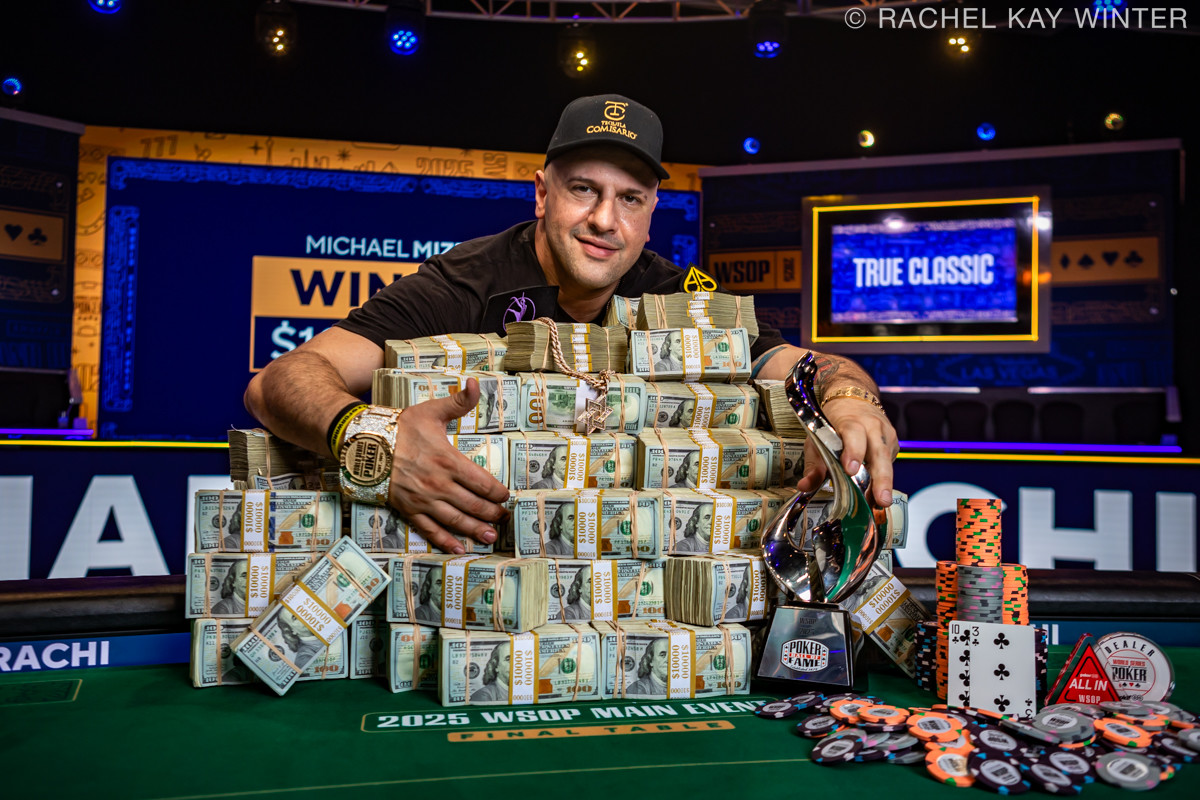 Michael Mizrachi Wins t25 WSOP Main Event for ,000,000