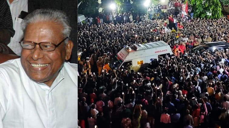 VS Achuthanandan Death People Pay Homage At TVM Durbar Hall, State Holiday Declared, Funeral Tomorrow