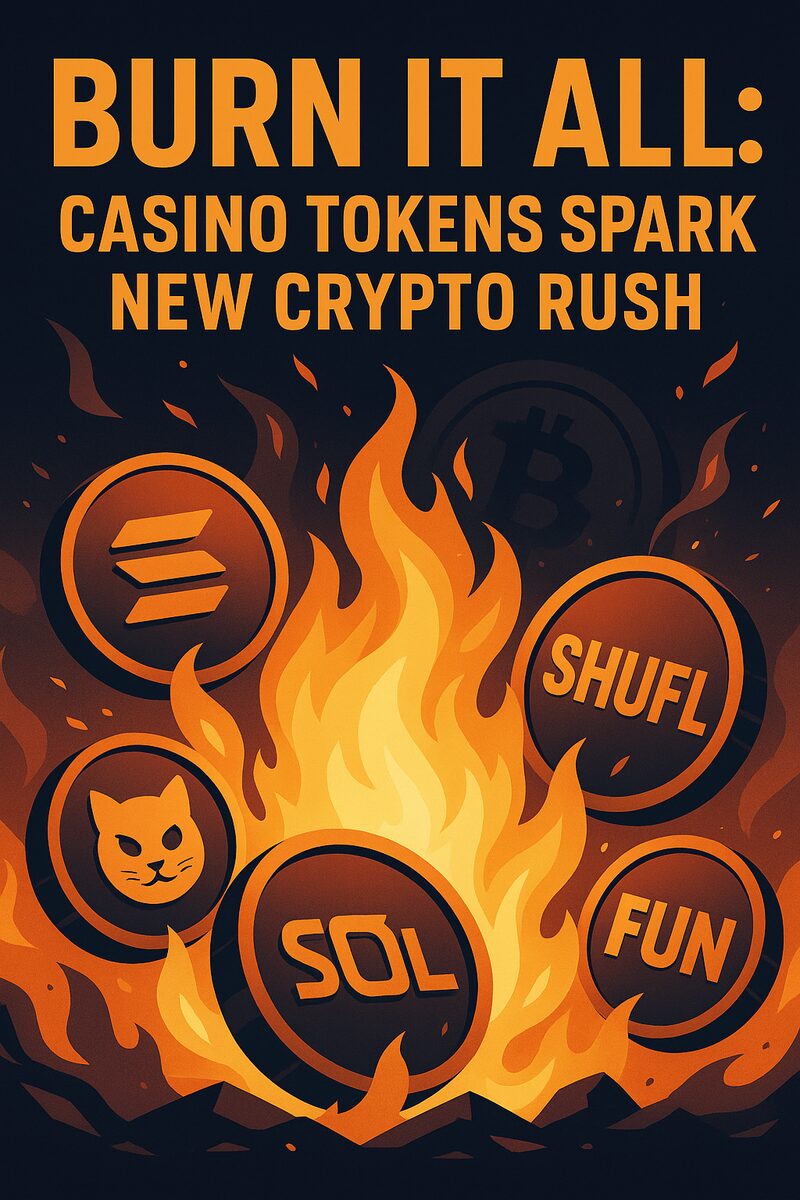 Crypto Investor Rush on Buy and Burn Casino Tokens