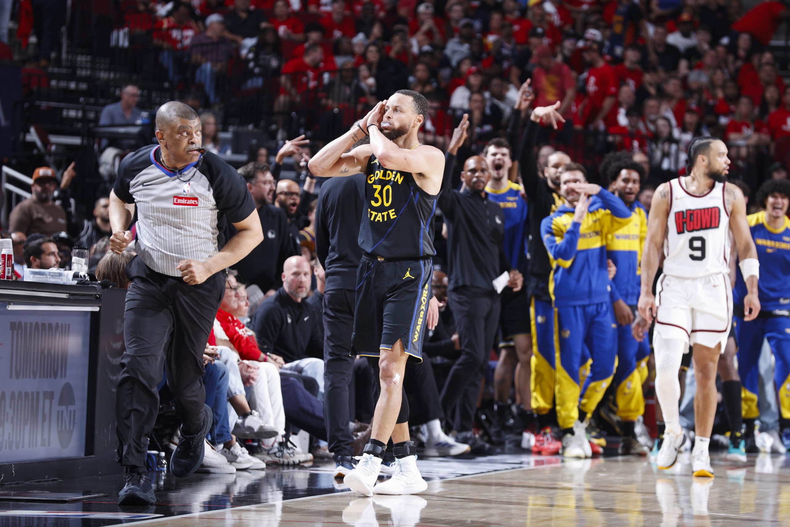 Dubs Advance after 103-89 Game 7 Victory over the Houston Rockets Dubs Advance after 103-89 Game 7 Victory over the Houston Rockets