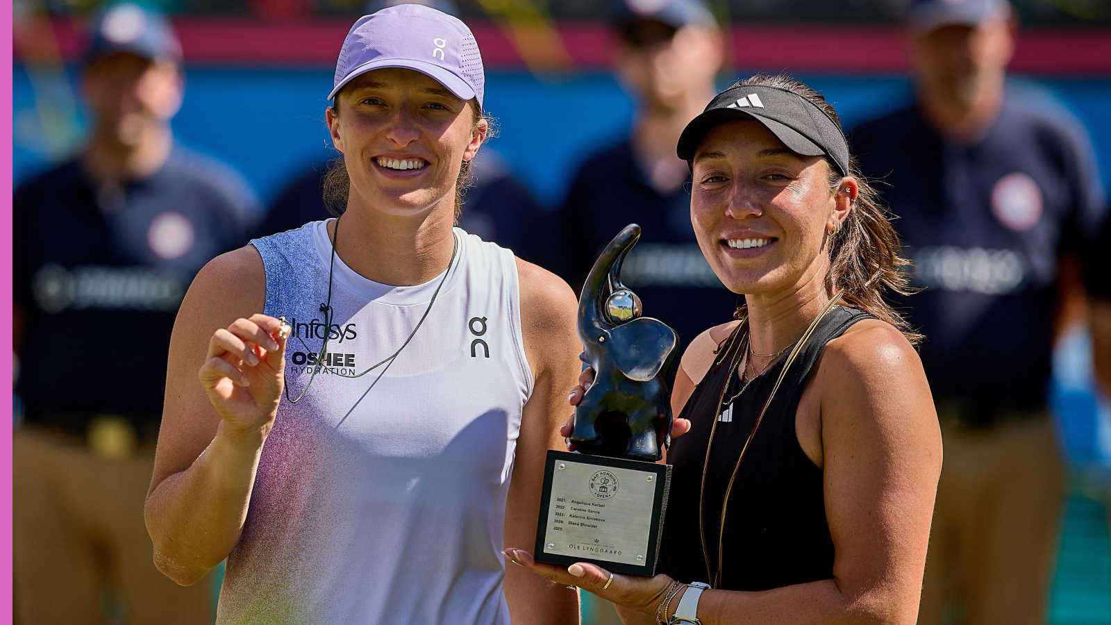 Jessica Pegula gave Iga Swiatek grass-court ‘pep talk’ days before Wimbledon