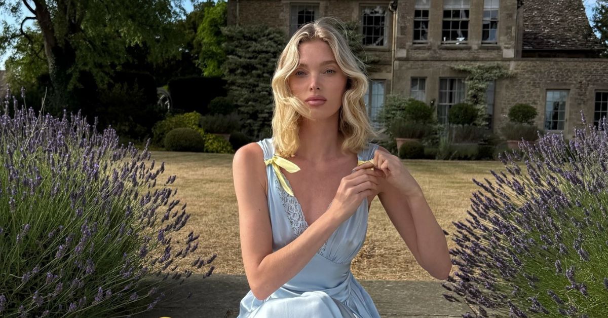 Elsa Hosk Confirmed Baby Blue and Yellow is the Colour Combo of the Summer