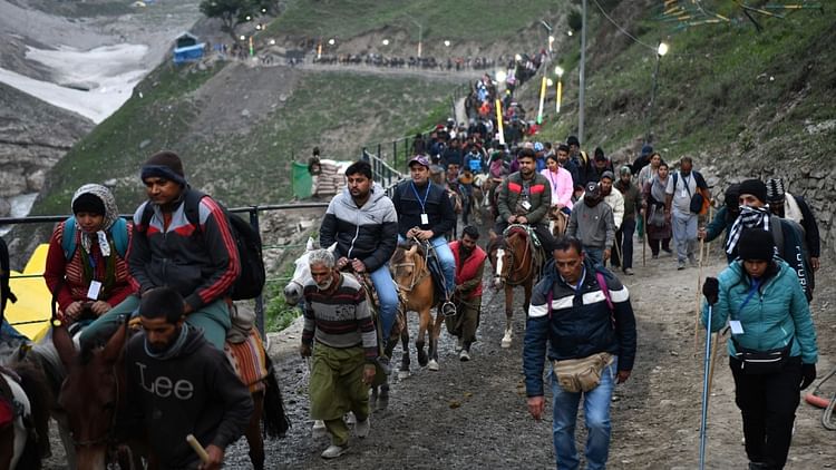 Amarnath Yatra From Jammu And Baltal Suspended Today Due To Bad Weather – Amar Ujala Hindi News Live