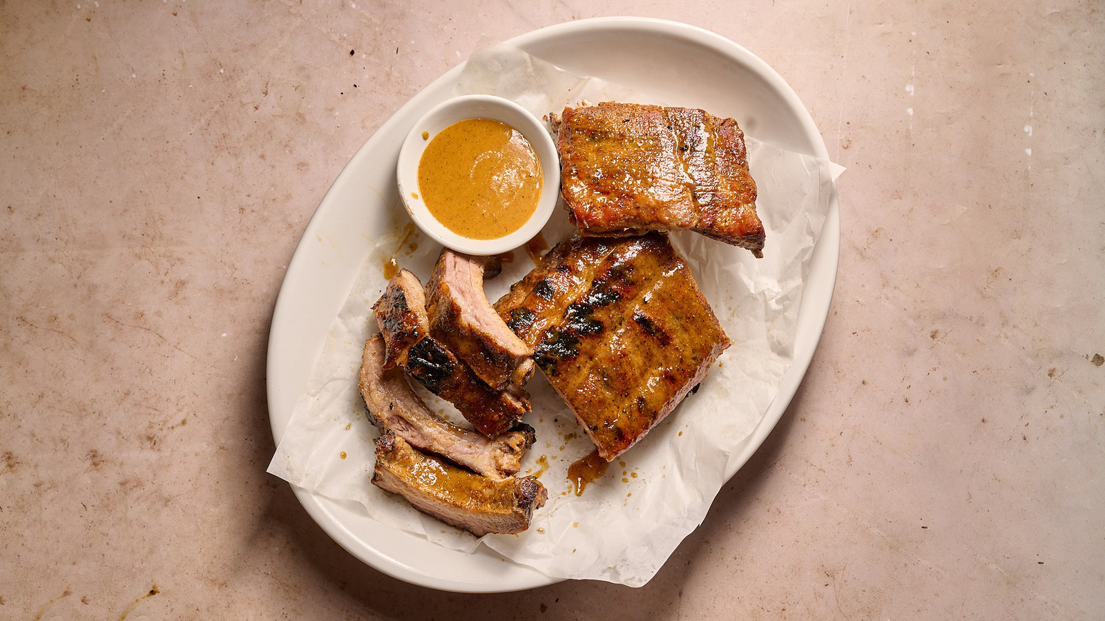 Baby Back Ribs With Honey Mustard BBQ Sauce Recipe