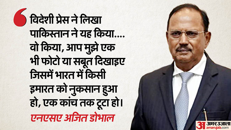 Nsa Ajit Doval Slams The Foreign Media Over Operation Sindoor, At Iit Madras – Amar Ujala Hindi News Live