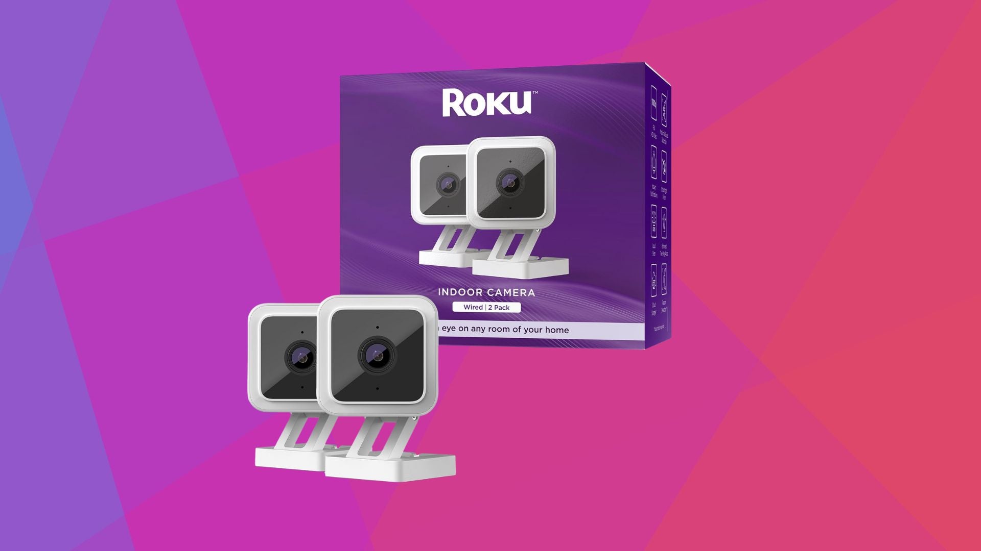 Roku Indoor Camera 2 pack is 75% cheaper for Prime Members