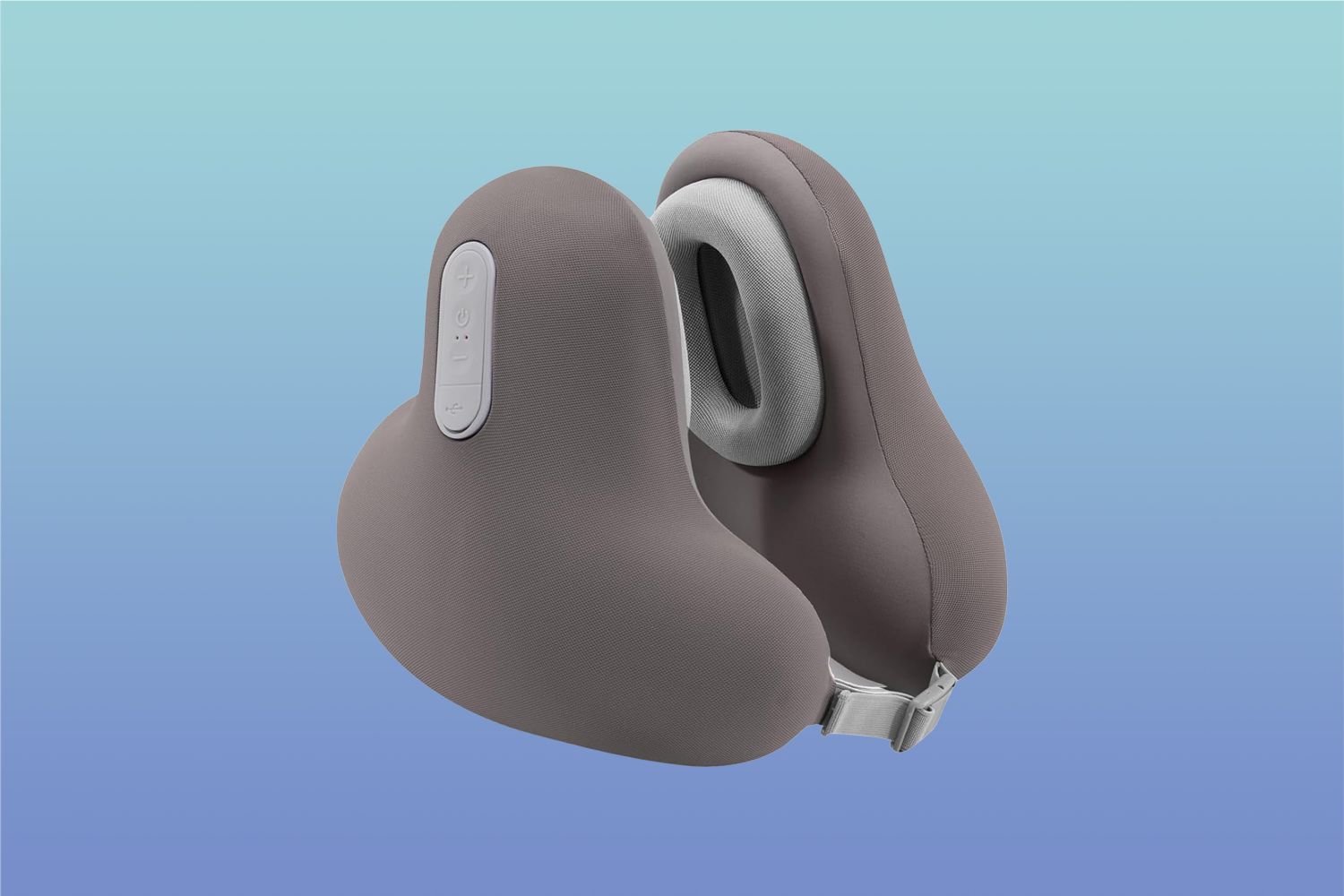 This Comfy Travel Pillow Has Built-in Headphones