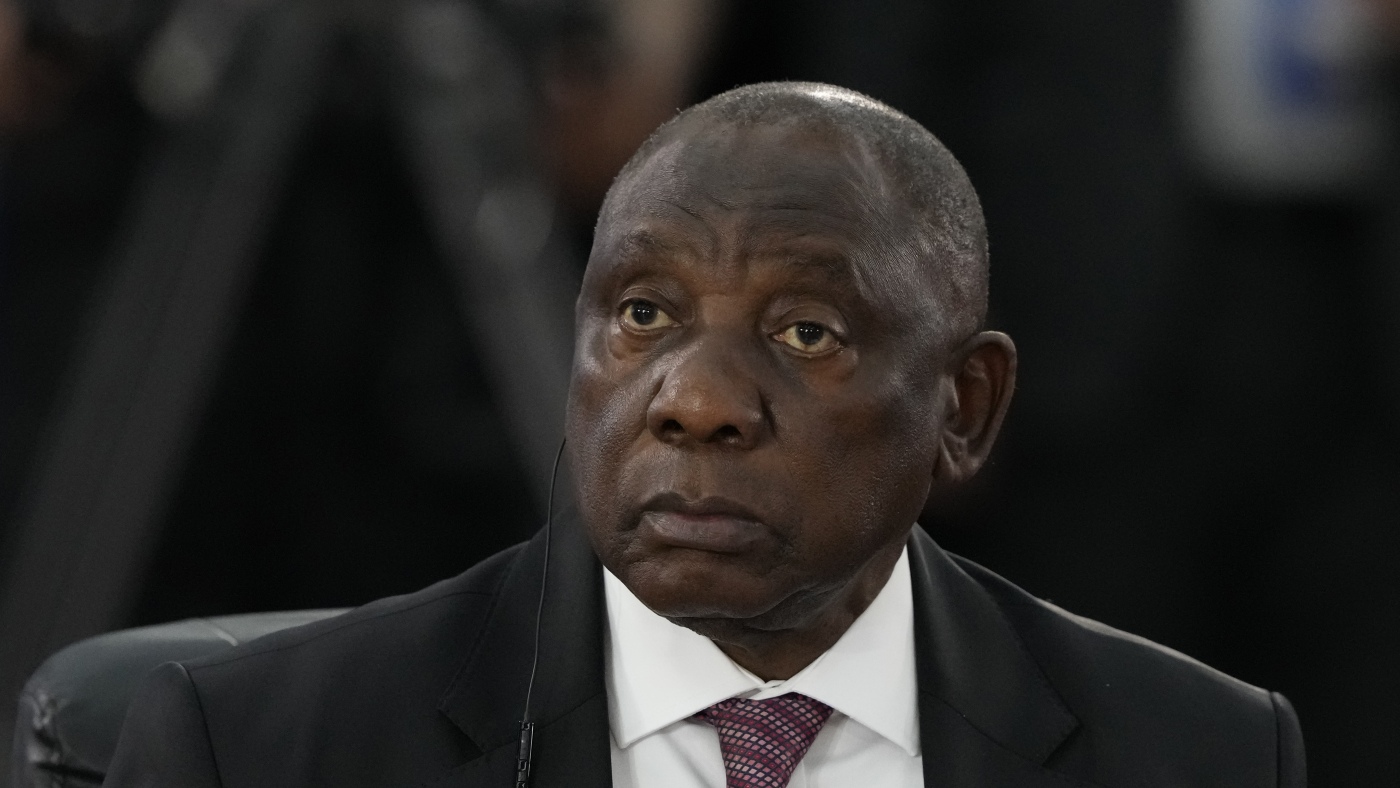 South Africa police minister suspended amid corruption allegations : NPR