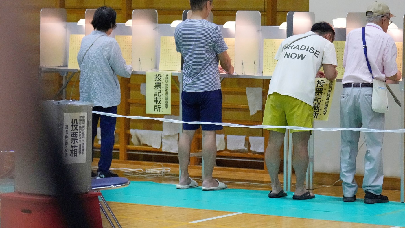 Japan votes in a key election as Prime Minister Ishiba faces a possible loss : NPR